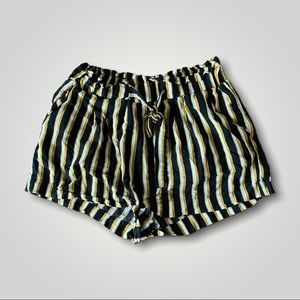 Paper bag waist shorts